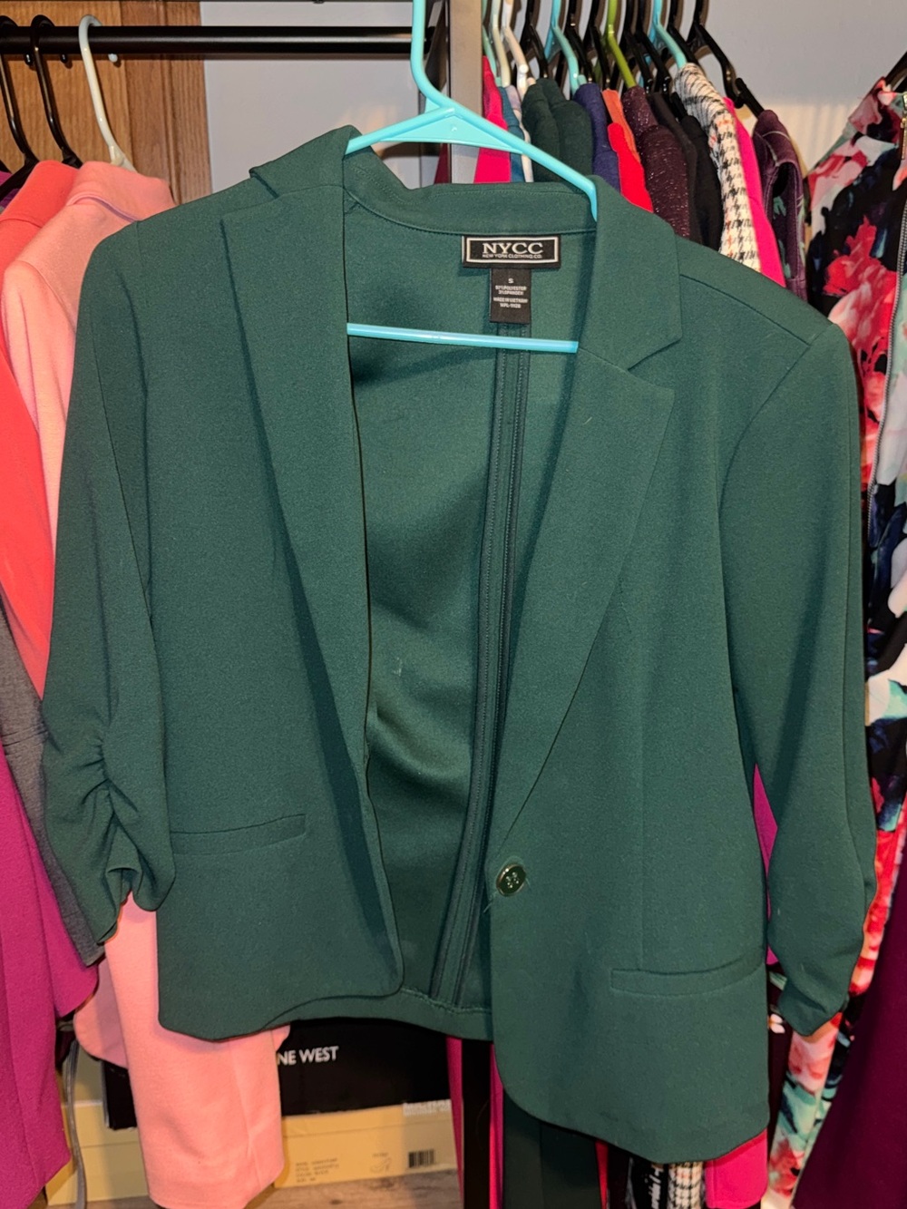 NYCC Forest Green Women's Blazer Jacket